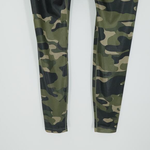 Nike Legging Womens Medium Green Camo One Dri FIt Trainging Gym Workout Stretch - Picture 12 of 14